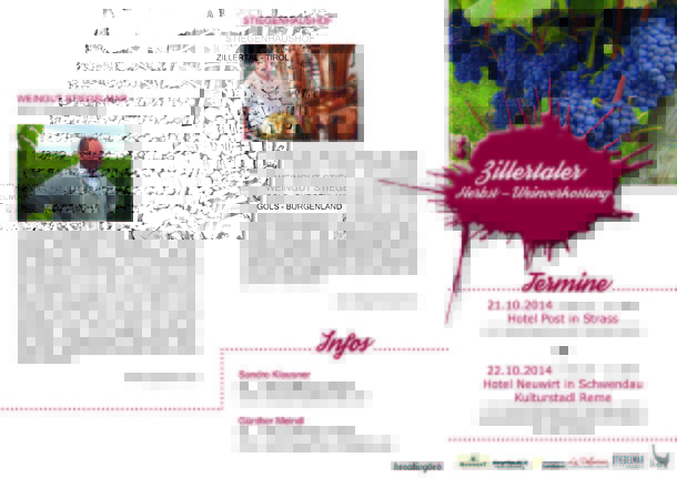Zillertaler Herbstwein-Verkostung / Schwendau